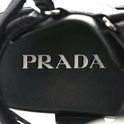 Prada Re-Nylon Sporty Tape Mens Sandals 6 Black 7 of 8