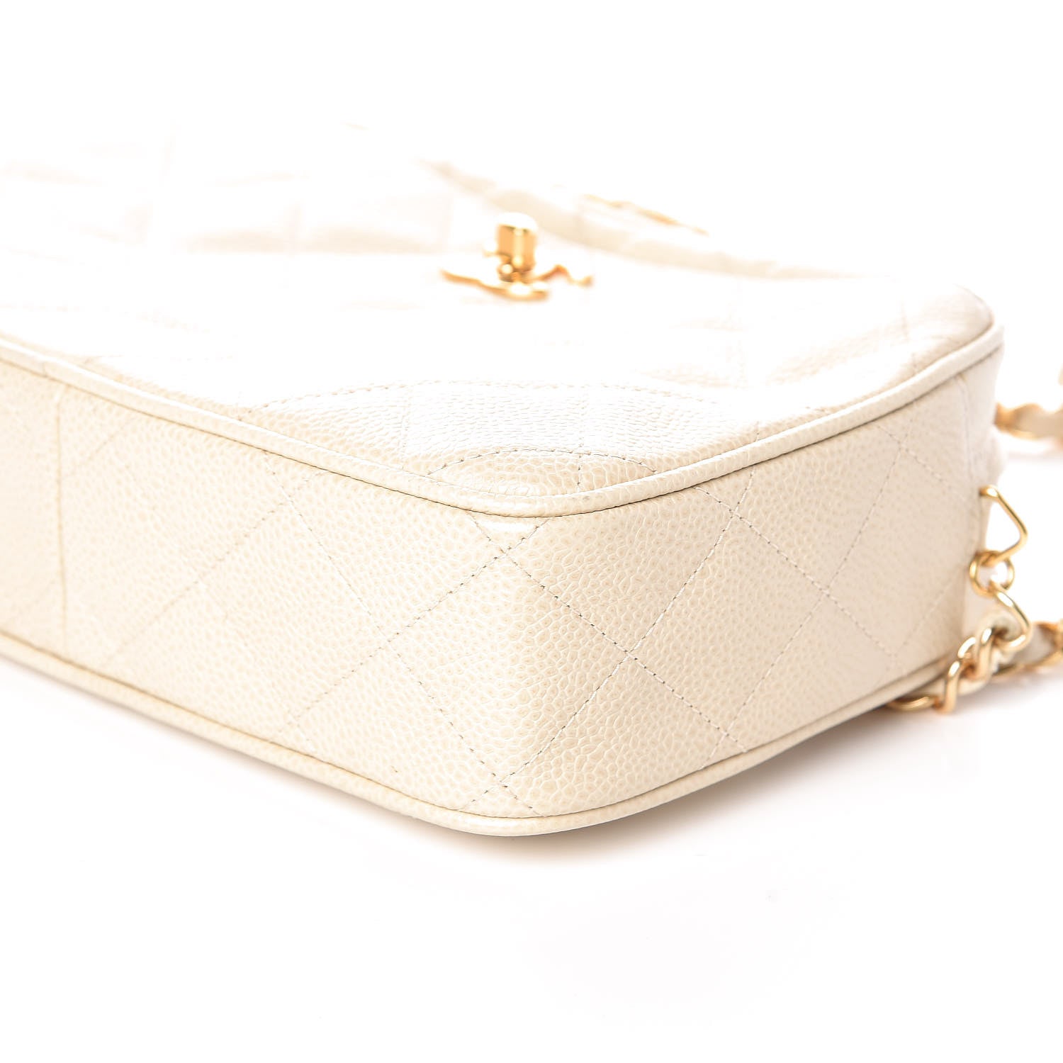 Chanel Caviar Quilted Camera Case Beige Clair 6 of 10