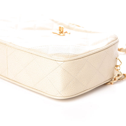 Chanel Caviar Quilted Camera Case Beige Clair 6 of 10