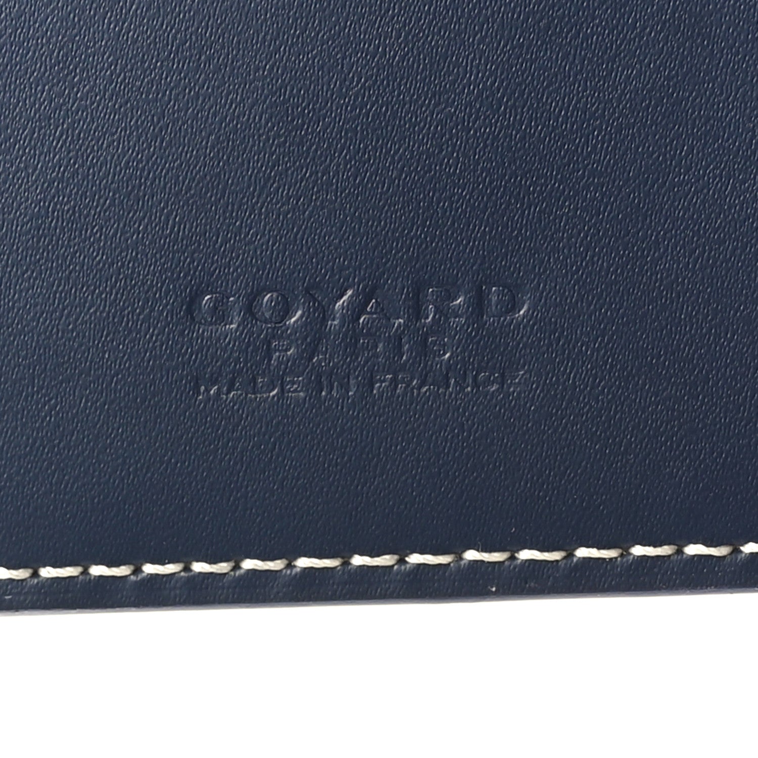 Goyard Goyardine Victoire Card Holder Insert Navy 6 of 6