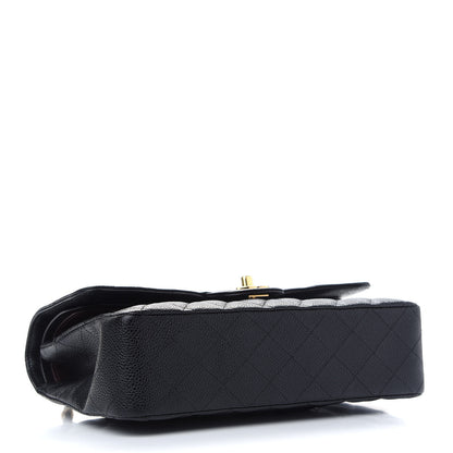 Chanel Caviar Quilted Medium Double Flap Black 4 of 9