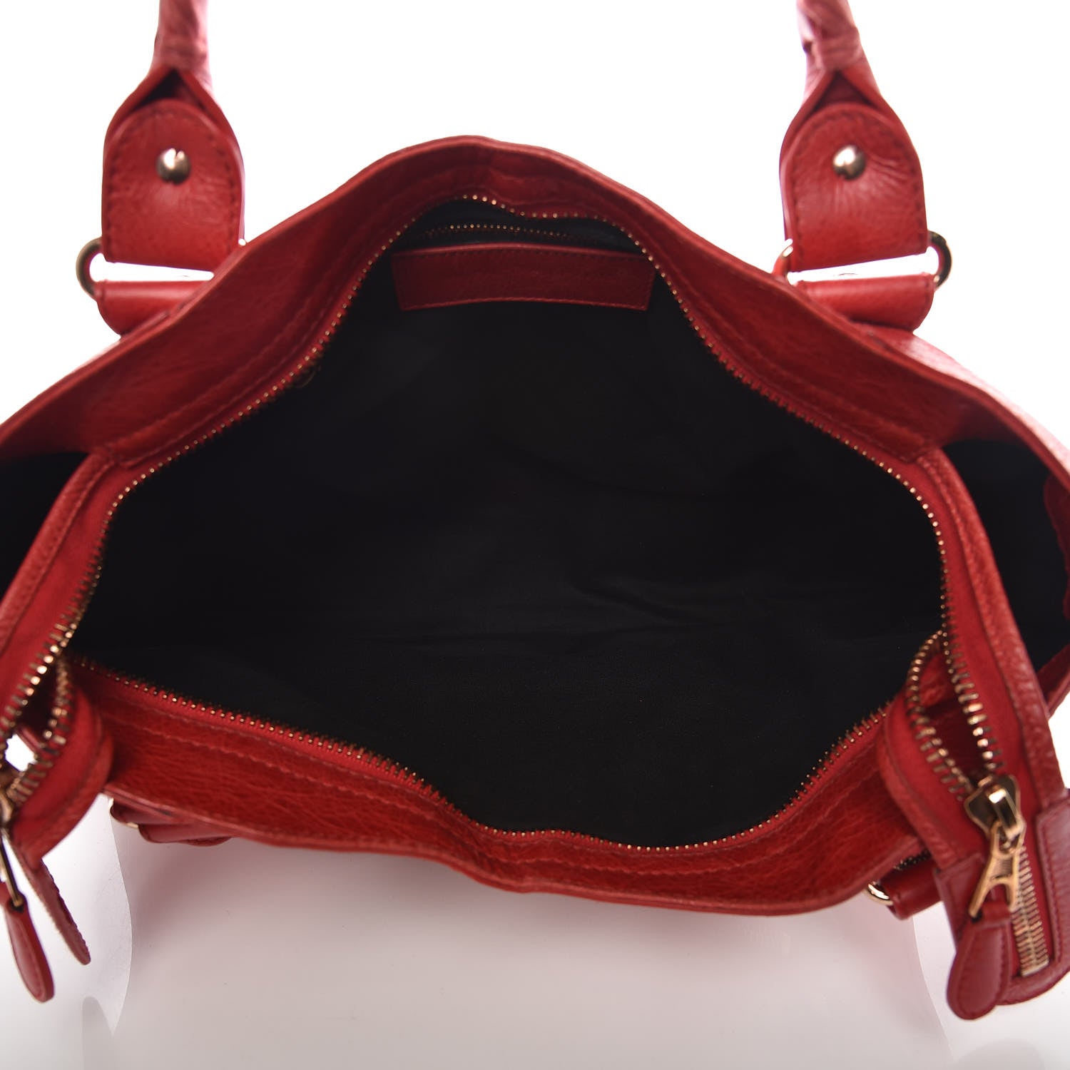 Balenciaga Agneau Giant 21 Rose Gold Hardware City Rouge Coquelicot 4 of 7