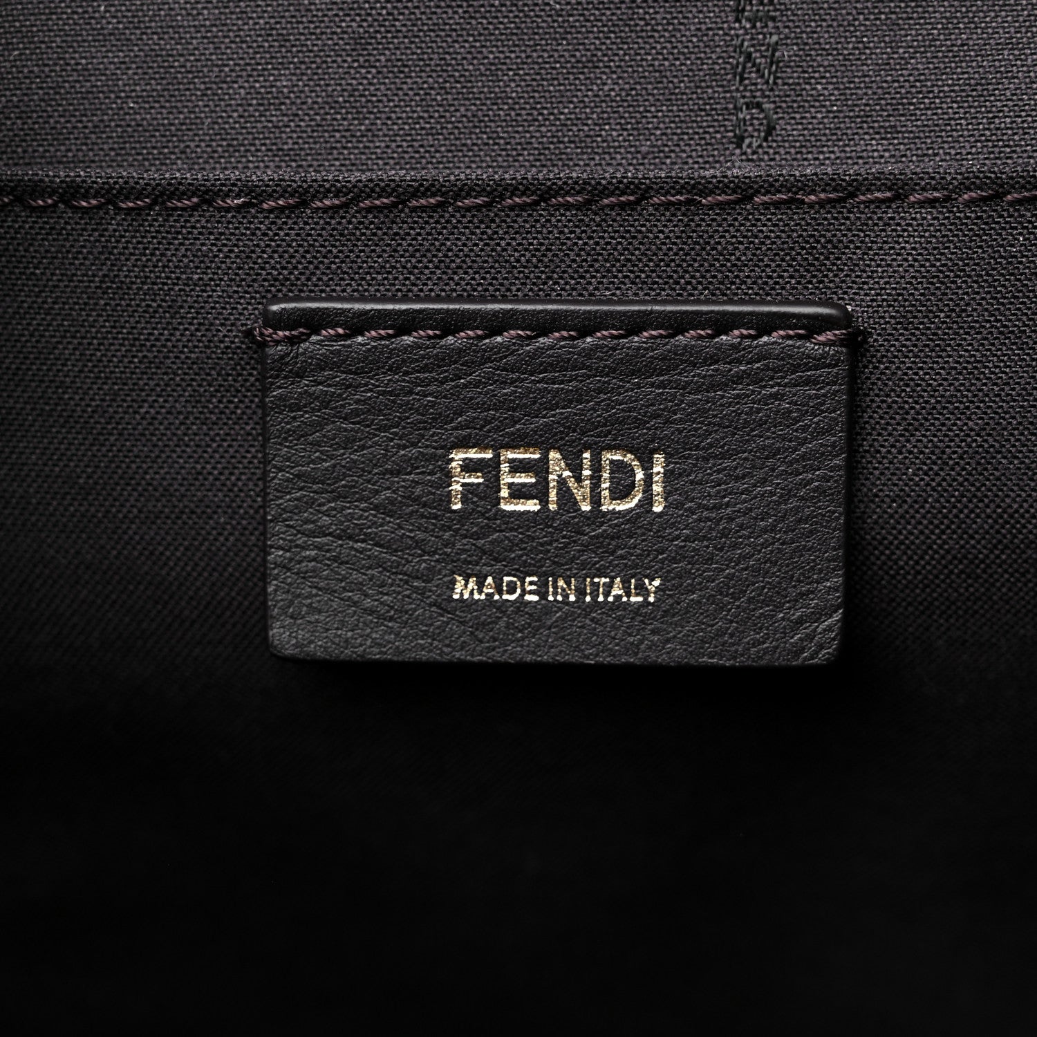 Fendi Vitello Cruise F is Fendi Drawstring Backpack Black 6 of 14