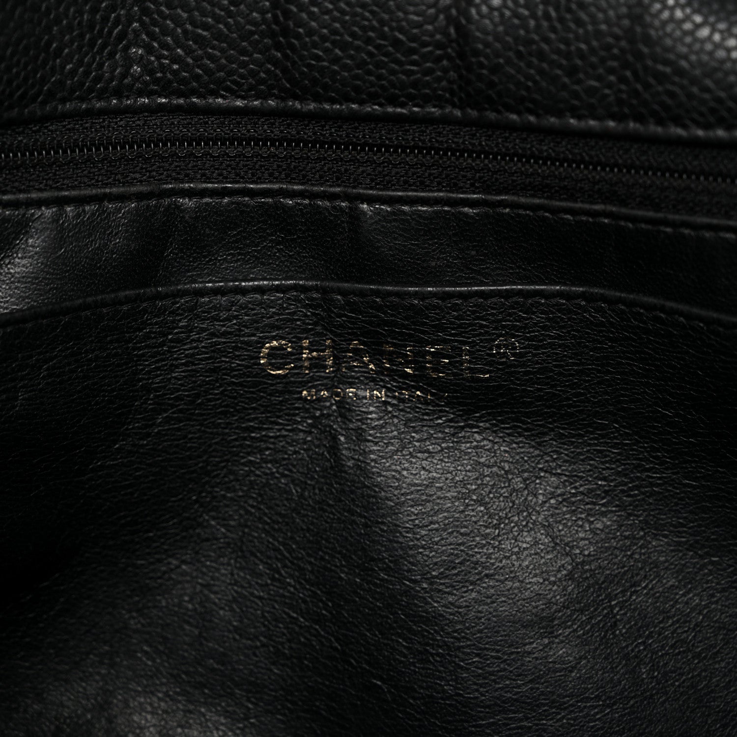 Chanel Caviar Quilted Jumbo Single Flap Black 6 of 14