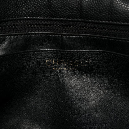 Chanel Caviar Quilted Jumbo Single Flap Black 6 of 14