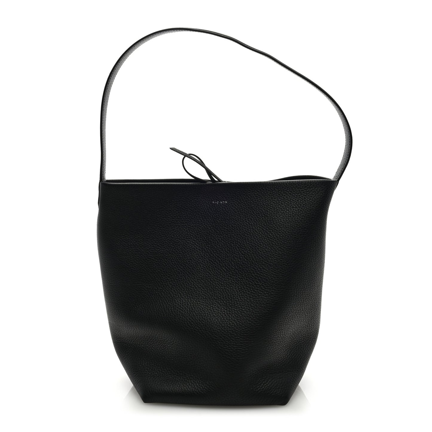 Grained Calfskin Medium N/S Park Tote Black
