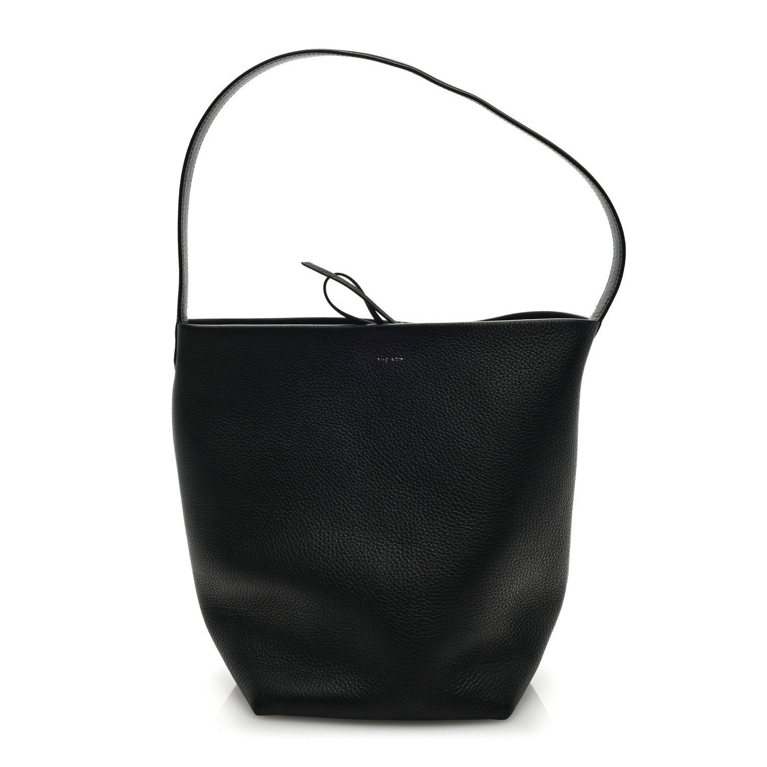 The Row Grained Calfskin Medium N/S Park Tote Black 1 of 8