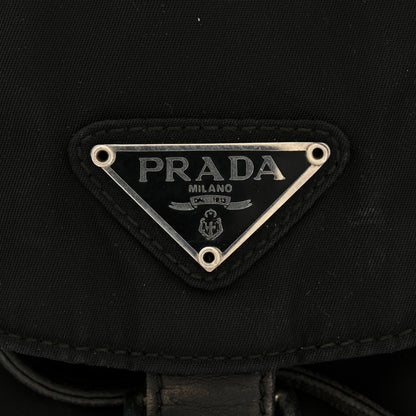 Prada Tessuto Nylon Vela Chain Backpack Black 12 of 15