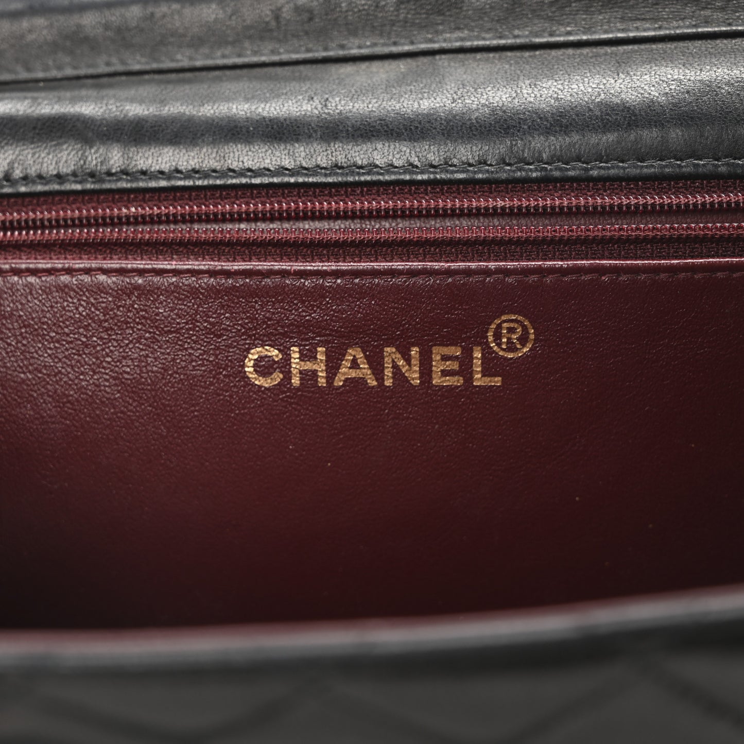 Lambskin Quilted Small Single Flap Black