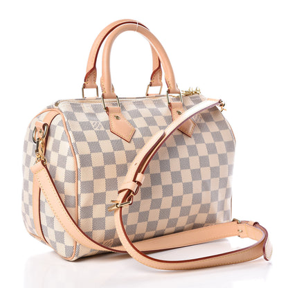 Louis Vuitton Damier Azur Speedy Bandouliere 25 3 of 10