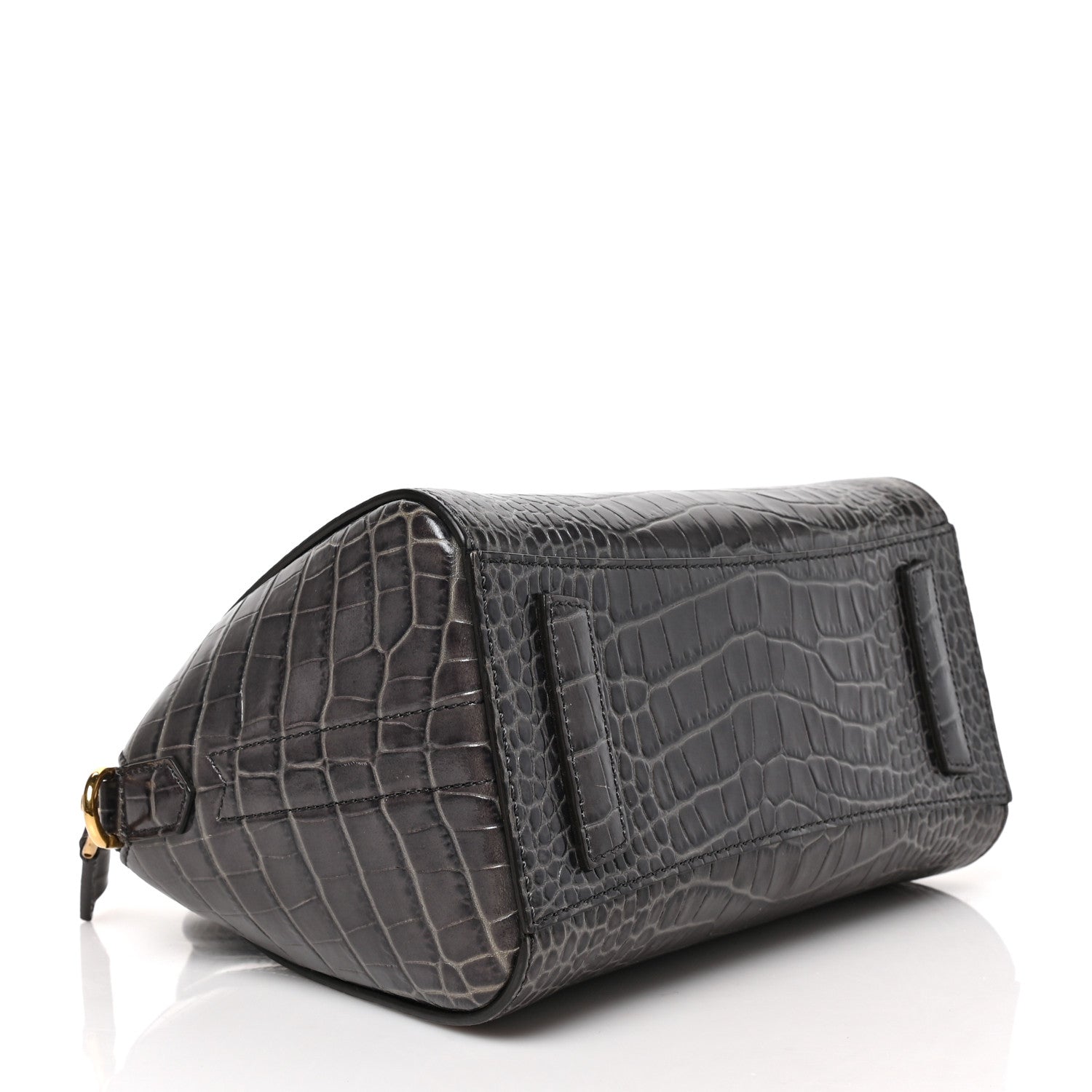 Givenchy Calfskin Crocodile Embossed Mini Antigona Storm Grey 4 of 8