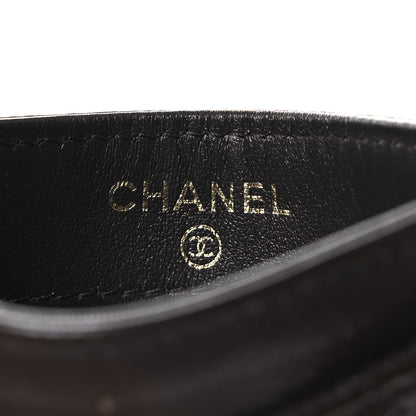 Chanel Caviar Quilted Card Holder Dark Brown 6 of 9