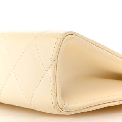 Chanel Lambskin Quilted Evening By The Sea Clutch White 10 of 13