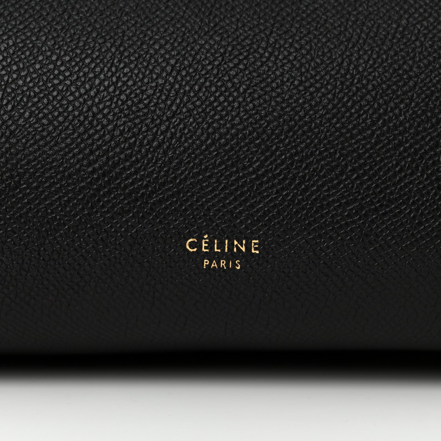 Grained Calfskin Mini Belt Bag Black
