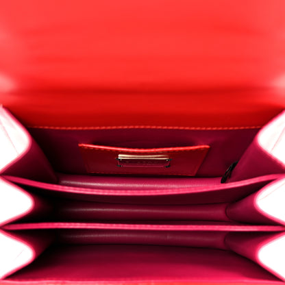 Bulgari Calfskin Serpenti Forever Top Handle Red 5 of 10