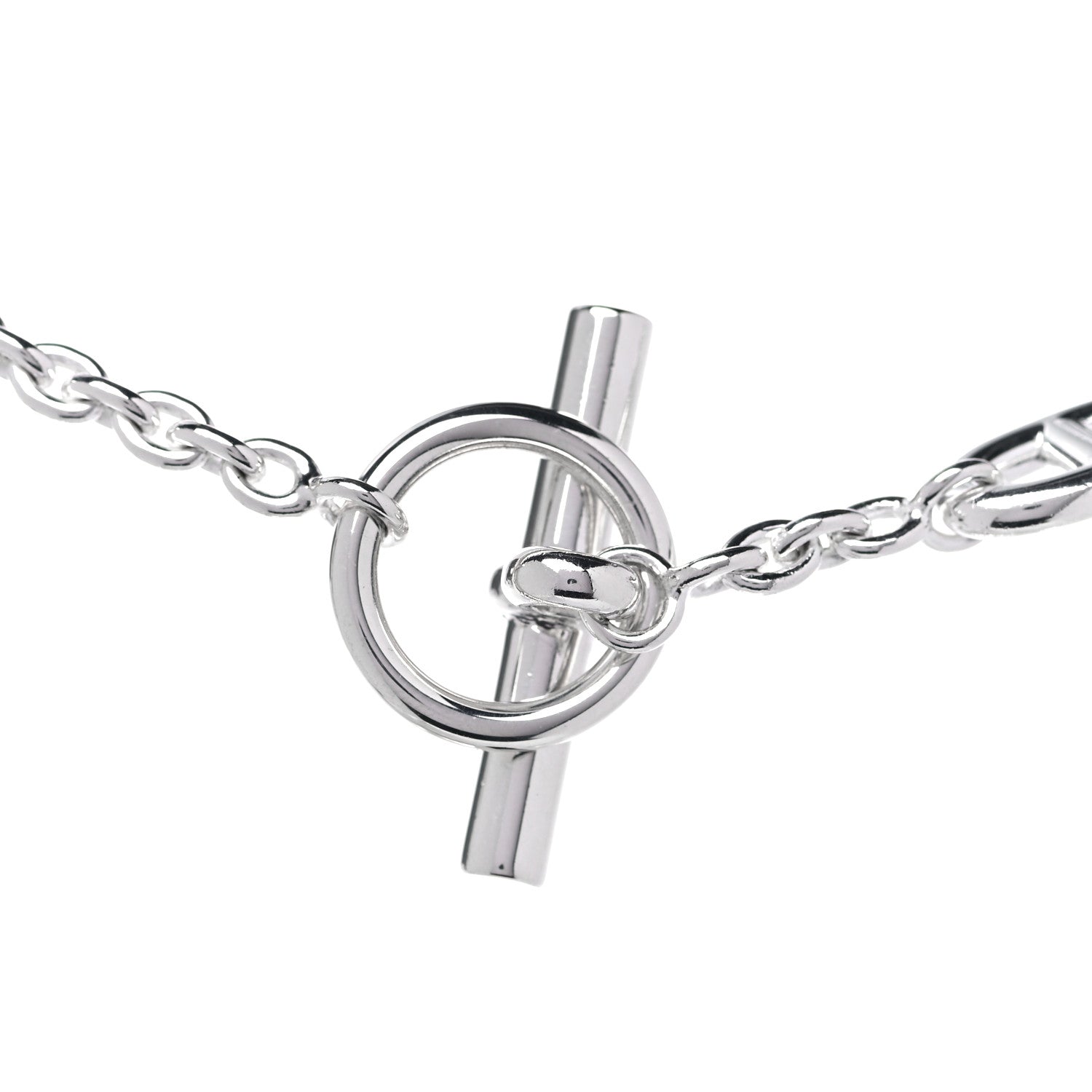 Hermes Sterling Silver Farandole Necklace 160 4 of 5