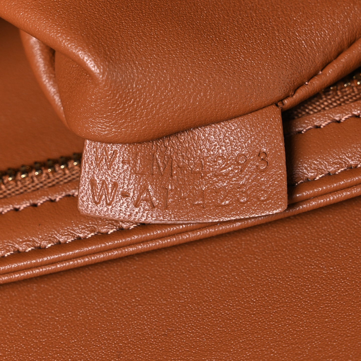 Calfskin Triomphe Canvas Teen Triomphe Bag Tan