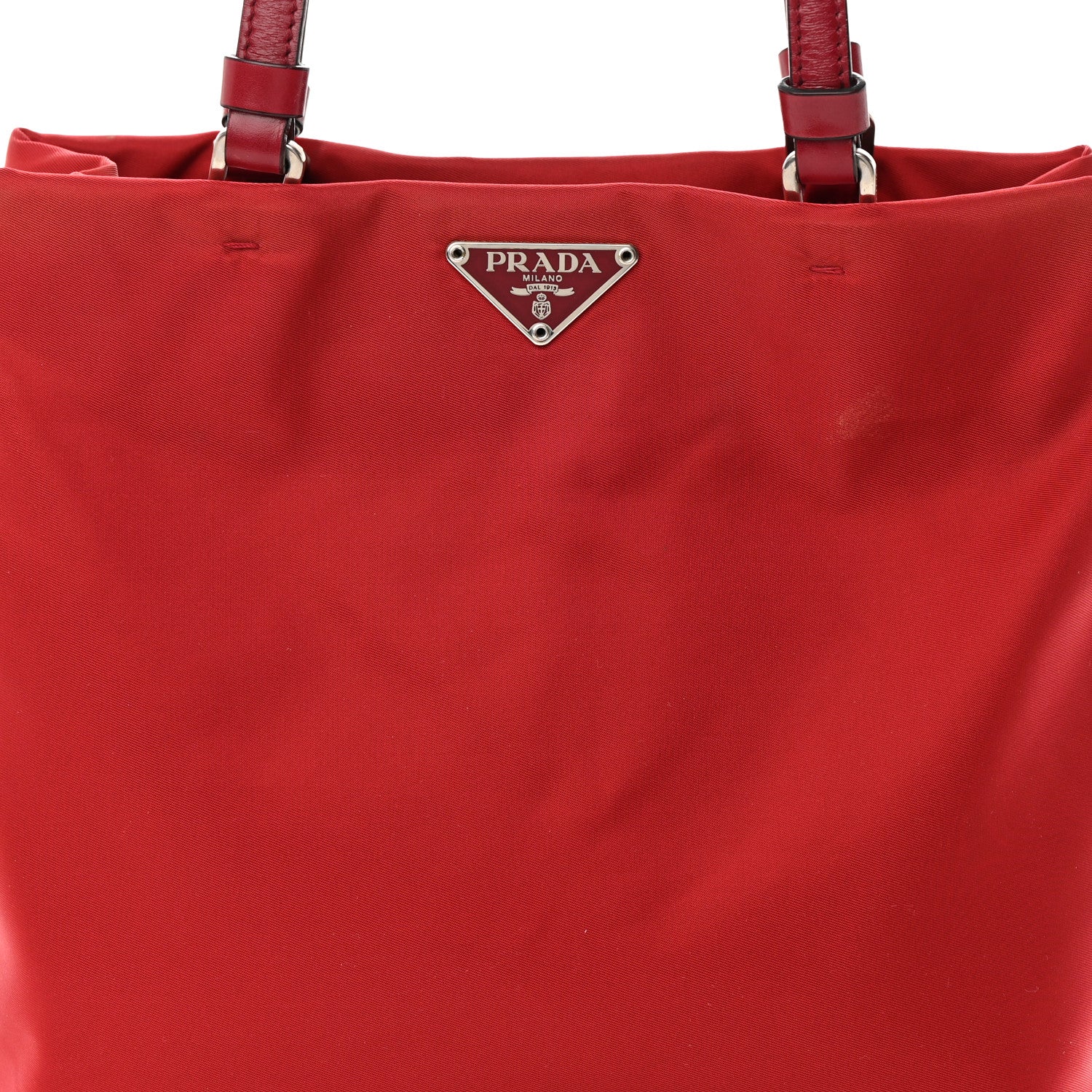 Prada Tessuto Nylon Tote Red 9 of 19