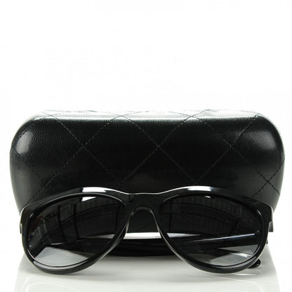 Chanel Freshwater Cultured Pearl Butterfly Sunglasses 6040-H Black 5 of 5