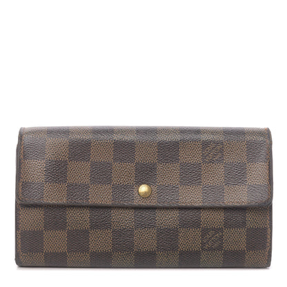 Louis Vuitton Damier Ebene Sarah Wallet 1 of 12