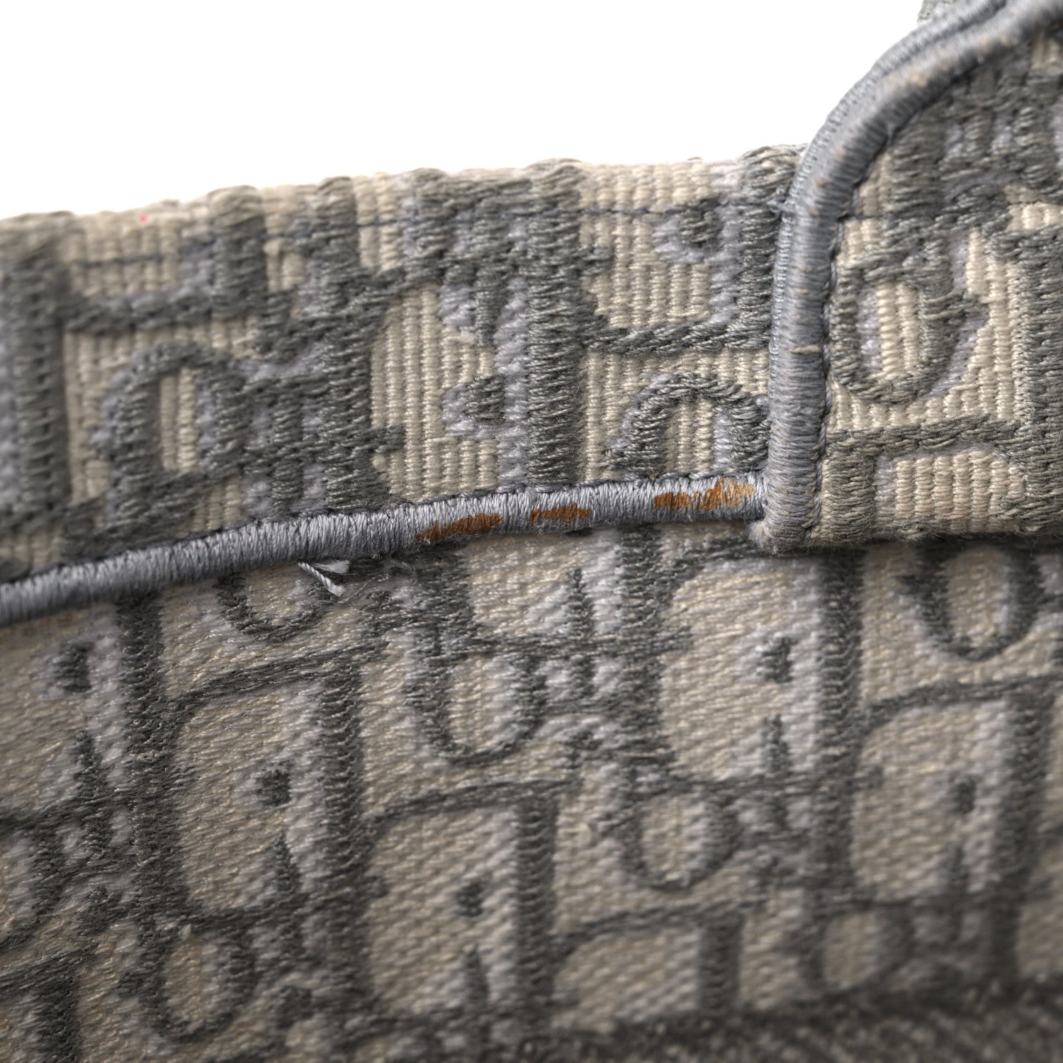 Christian Dior Oblique Medium Book Tote Grey 12 of 16
