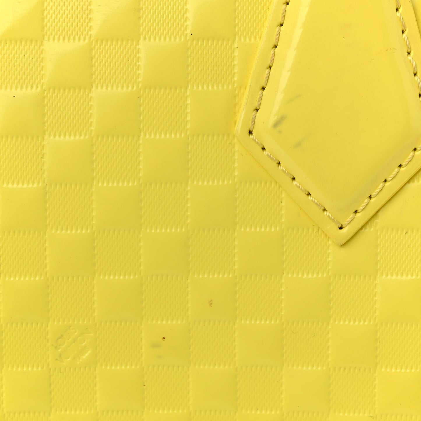 Damier Facette Speedy Cube PM Yellow