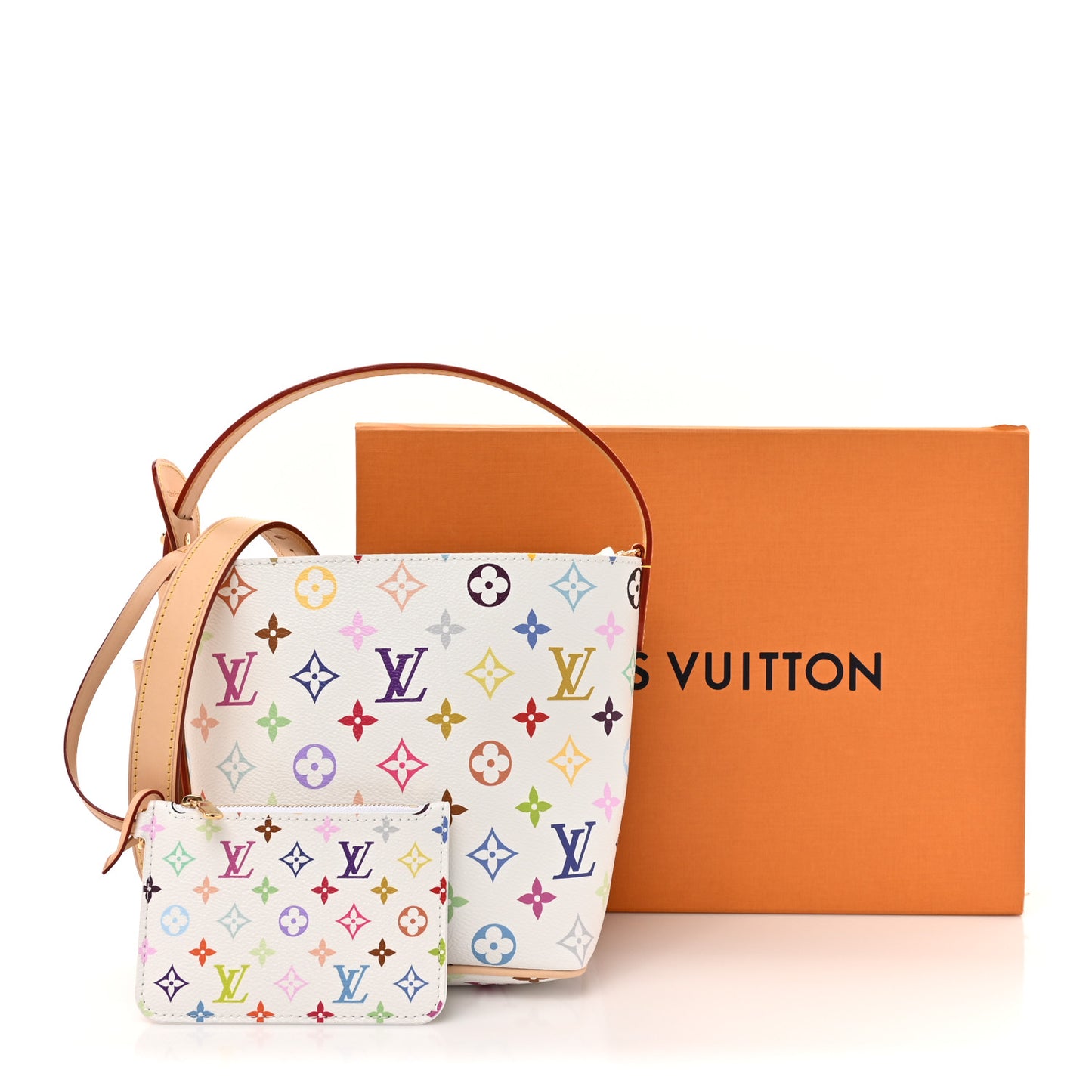 LV X TM Monogram Multicolor All In BB White