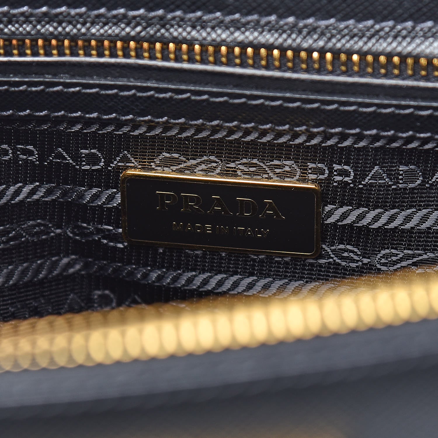 Prada Saffiano Small Galleria Double Zip Tote Black 7 of 15