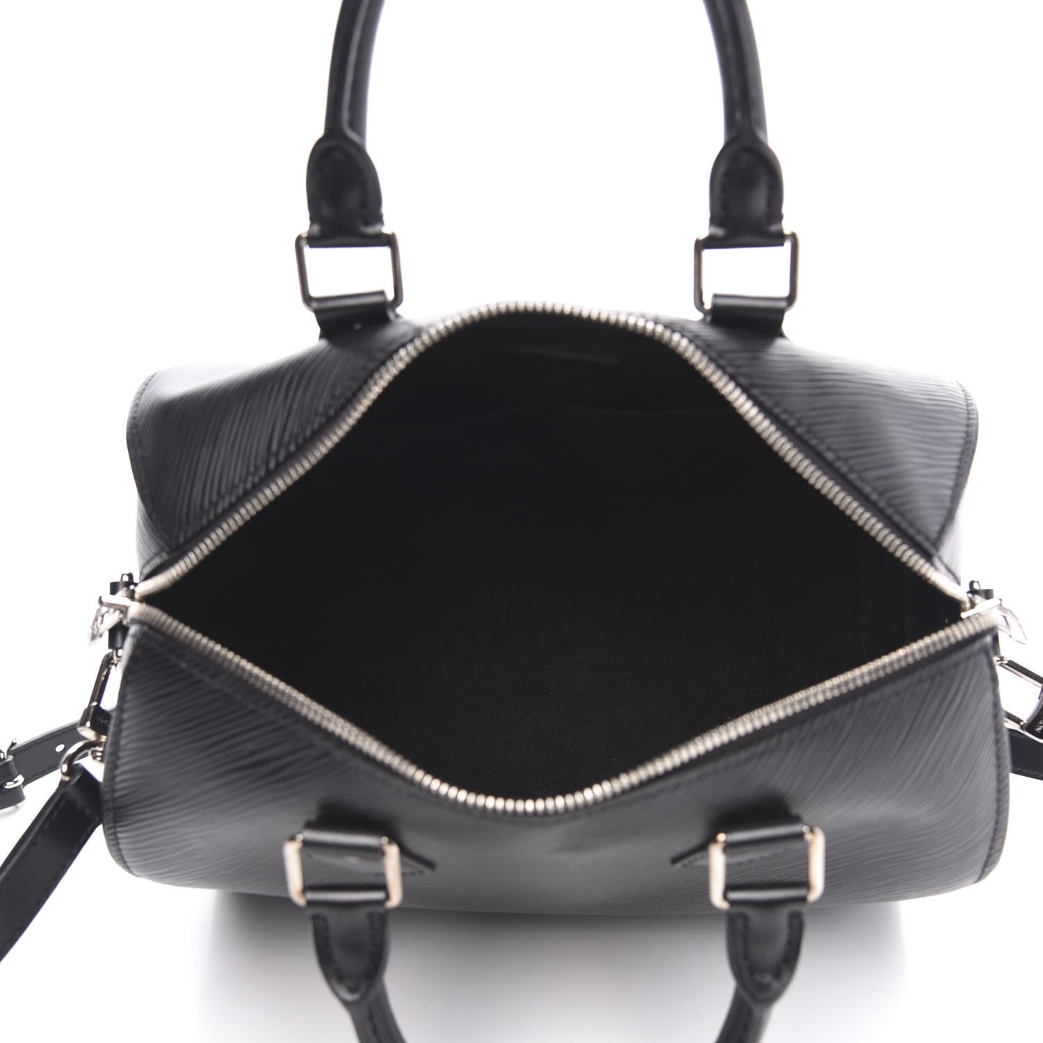 Louis Vuitton Epi Speedy Bandouliere 25 Black 5 of 10