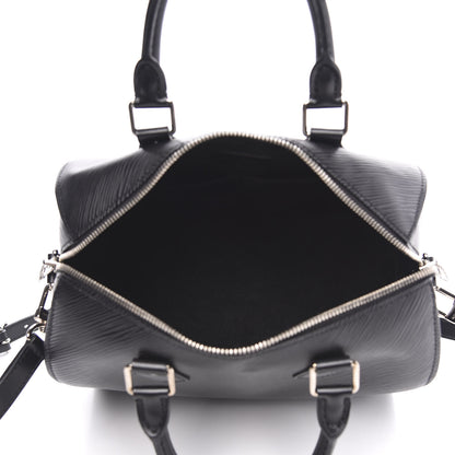 Louis Vuitton Epi Speedy Bandouliere 25 Black 5 of 10