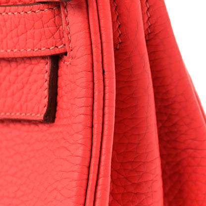 Hermes Togo Kelly Retourne 28 Rouge Pivoine 12 of 14