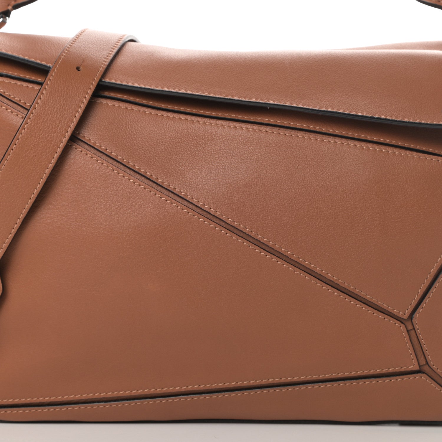 Loewe Calfskin Medium Puzzle Bag Tan 8 of 11