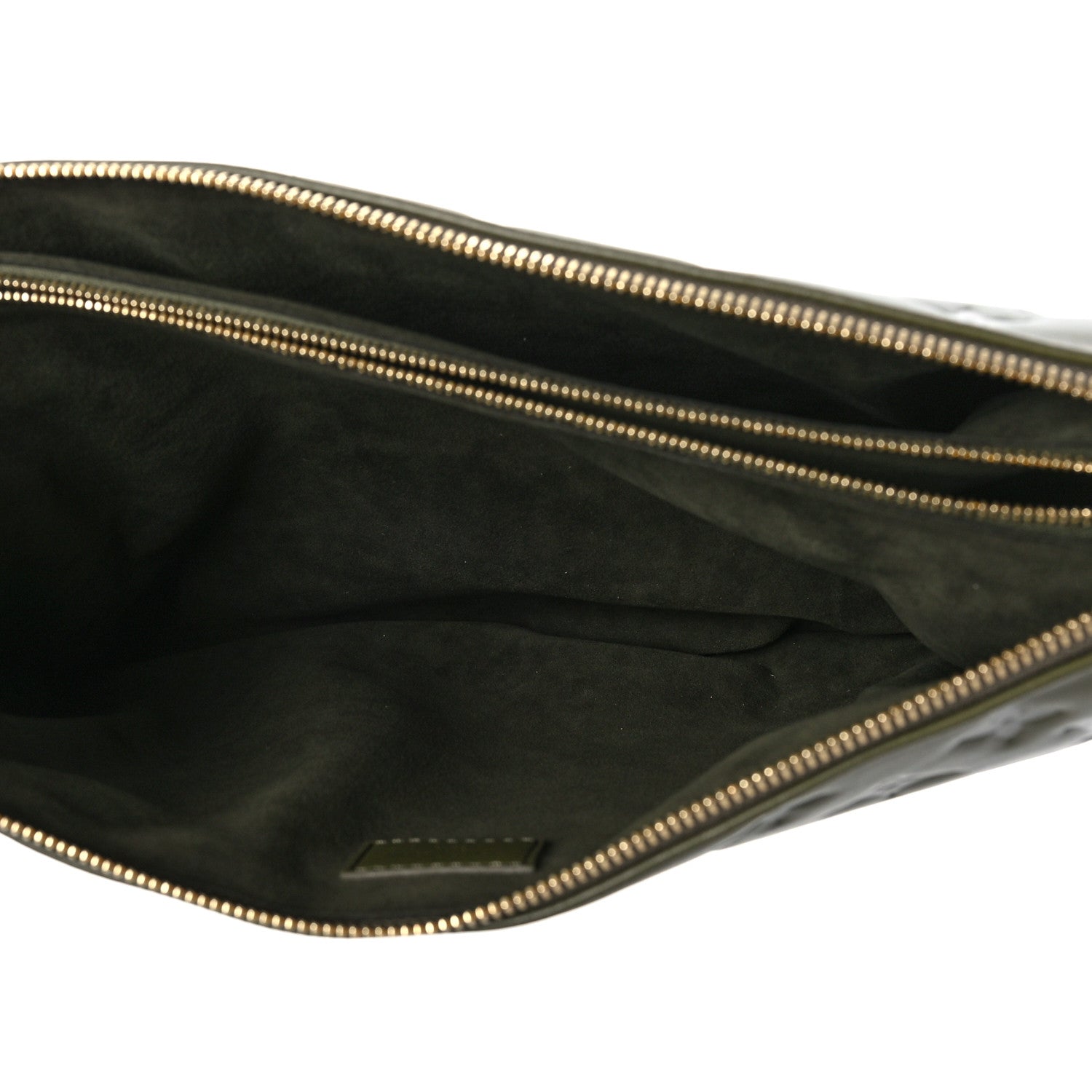 Louis Vuitton Lambskin Embossed Monogram Coussin MM Khaki 6 of 9