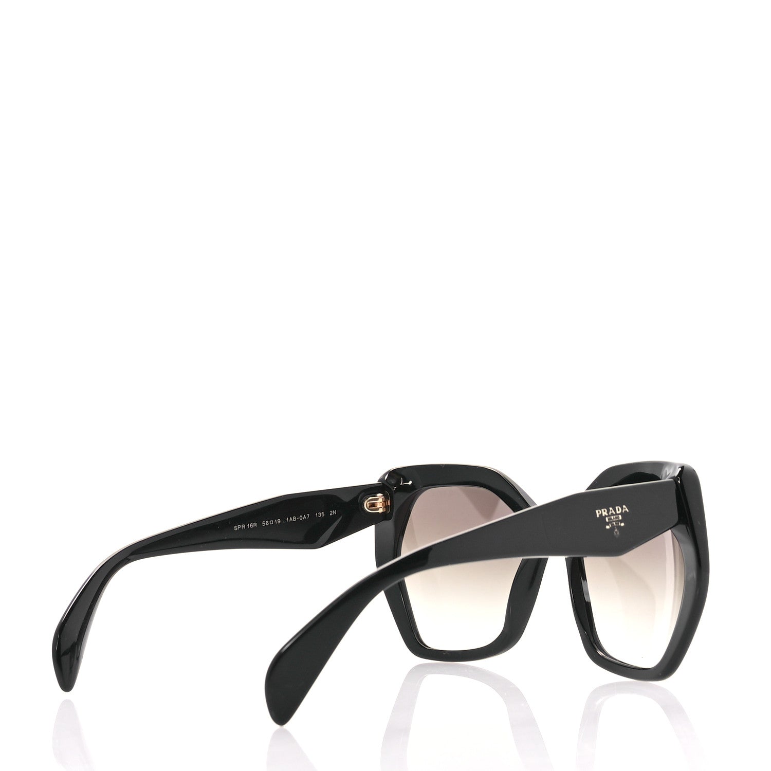 Prada Sunglasses SPR 16R Black 3 of 7