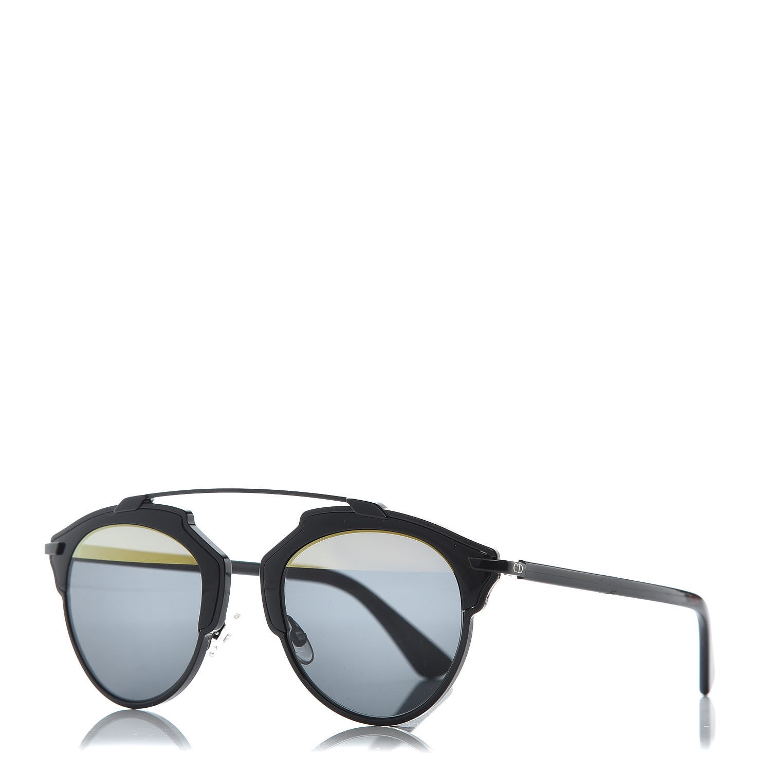 Christian Dior Mirrored So Real Sunglasses Black 1 of 9