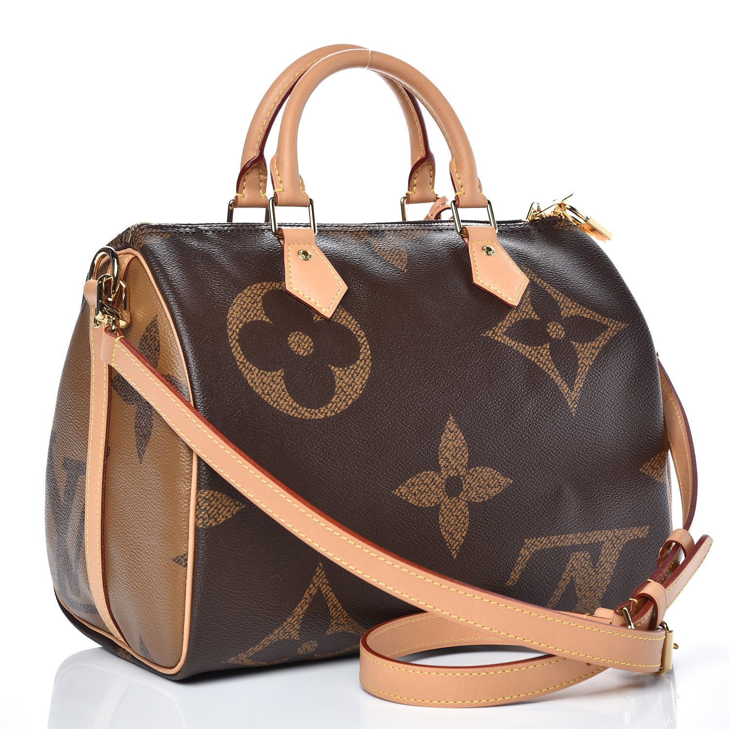 Louis Vuitton Reverse Monogram Giant Speedy Bandouliere 30 3 of 8