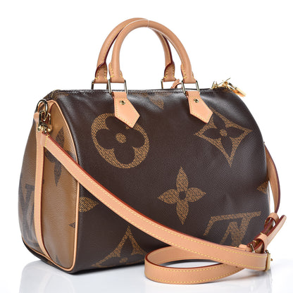 Louis Vuitton Reverse Monogram Giant Speedy Bandouliere 30 3 of 8