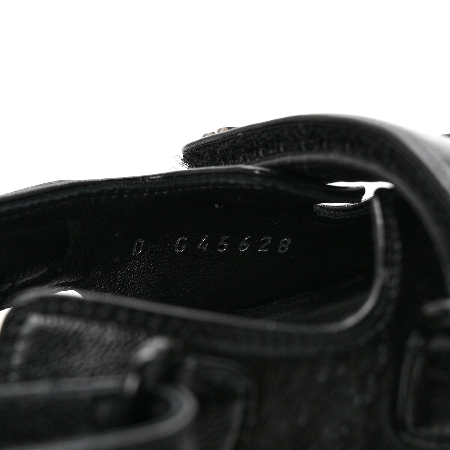 Chanel Lambskin Crystal CC Velcro Dad Sandals 37 Black 9 of 10