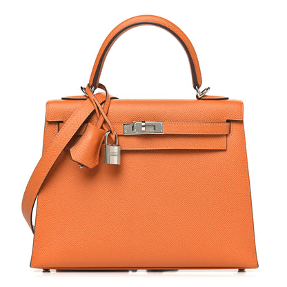 Hermes Epsom Kelly Sellier 25 Abricot 1 of 10