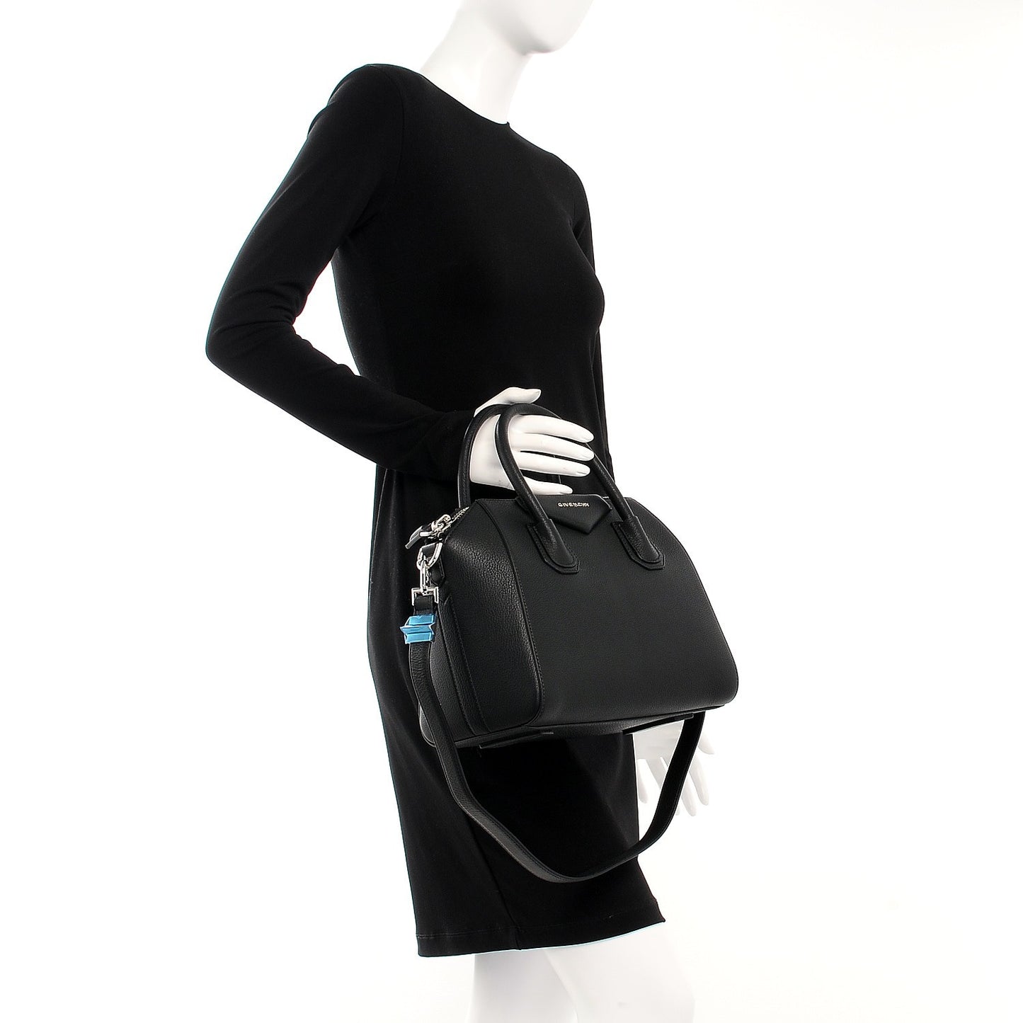 Sugar Goatskin Small Antigona Black