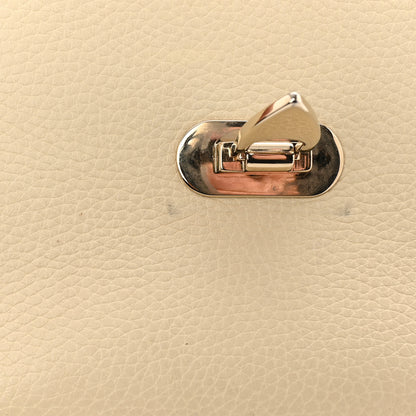Valentino Garavani Pebbled Calfskin Medium Rockstud Flip Lock Crossbody Bag Light Ivory 11 of 12