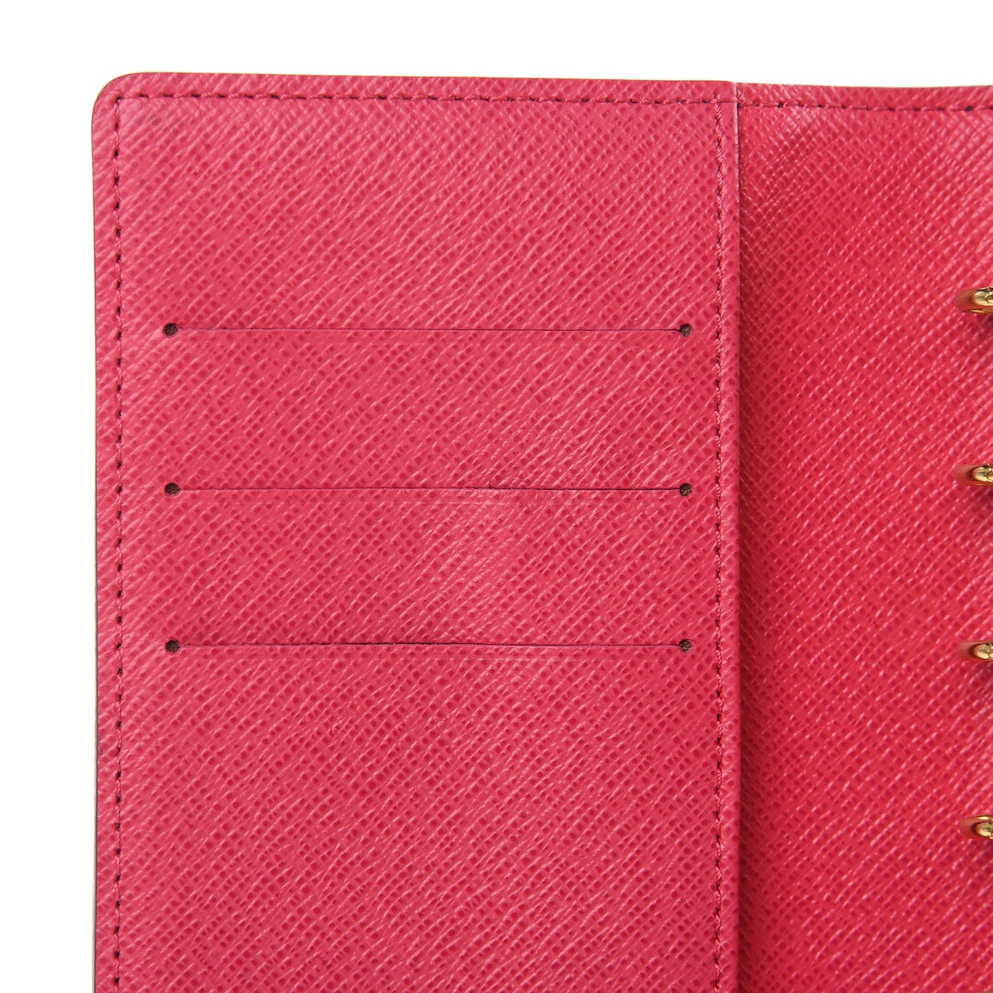 Monogram My LV Heritage Small Ring Agenda Cover Rouge Blue Clair