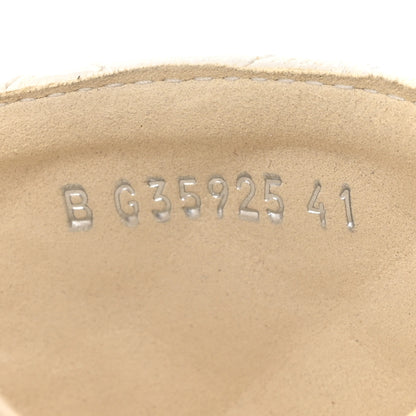 Chanel Lambskin Quilted CC Espadrille Slip On Sandals 41 White 9 of 14