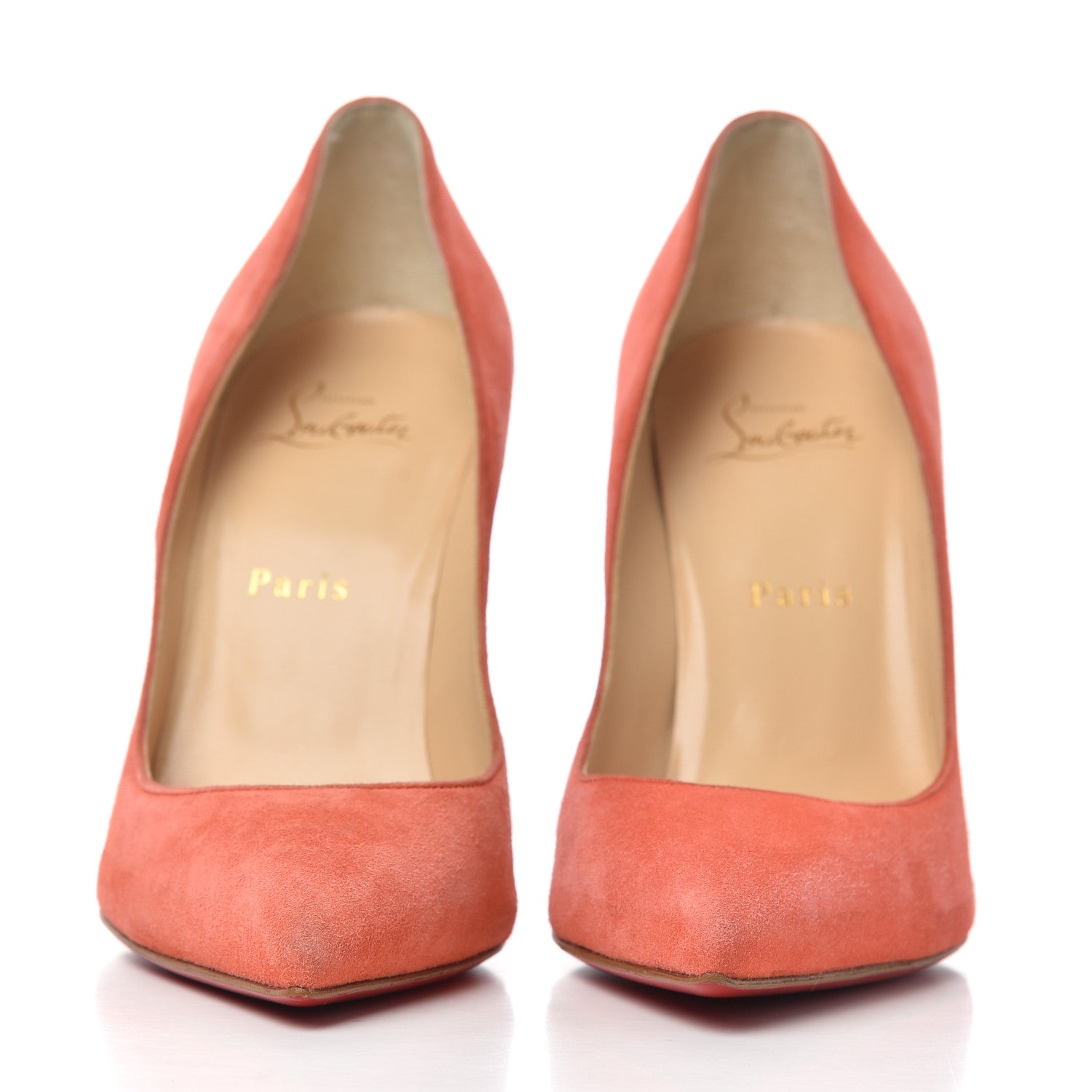 Christian Louboutin Veau Velours Pigalle Follies 100 Pumps 38.5 Charlotte 2 of 13