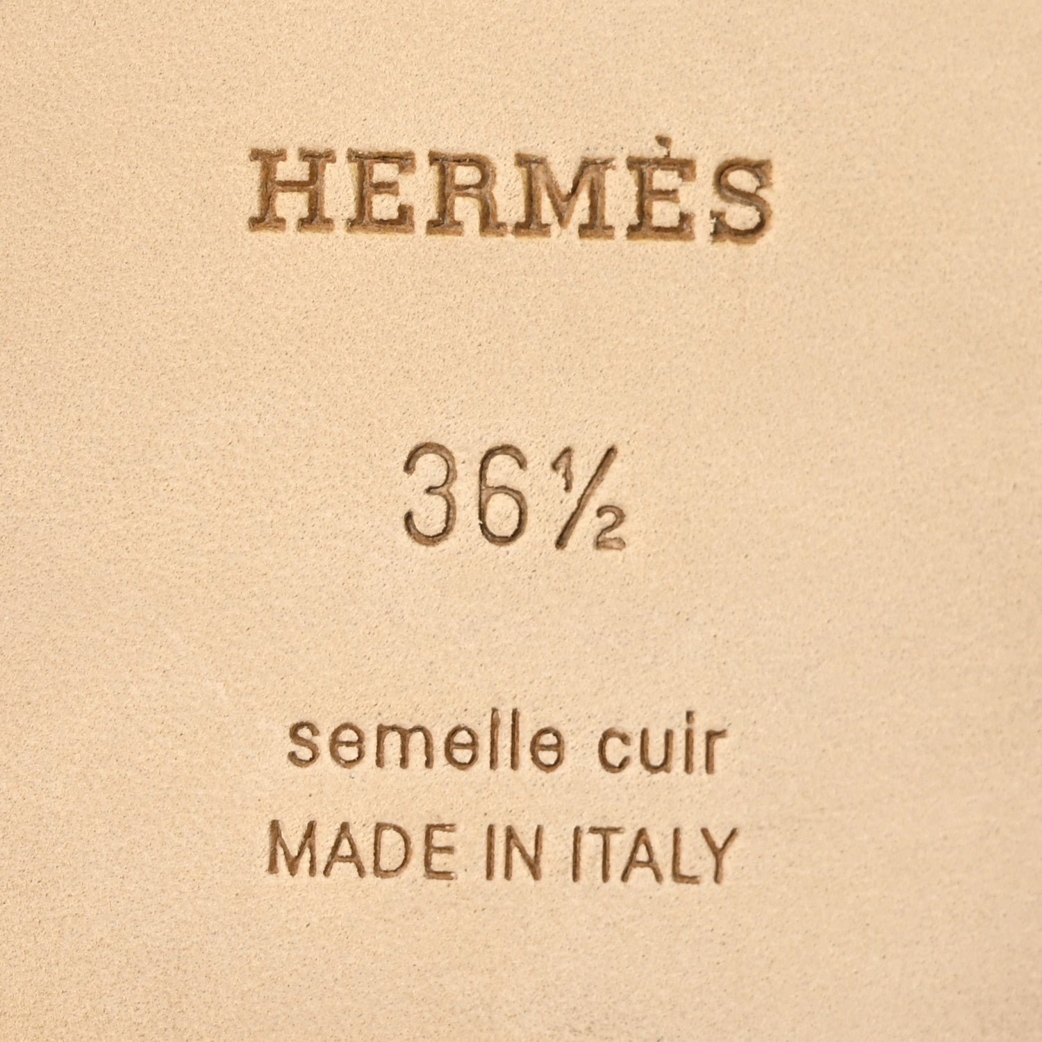 Hermes Box Calfskin Oran Sandals 36.5 Jaune Citron 8 of 9