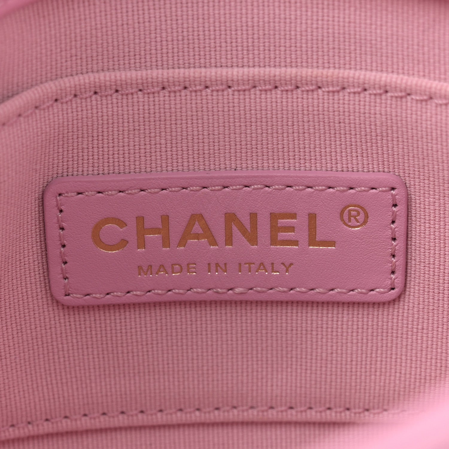 Chanel Lambskin Quilted Mini Lacquered Chain Flap Pink 6 of 10