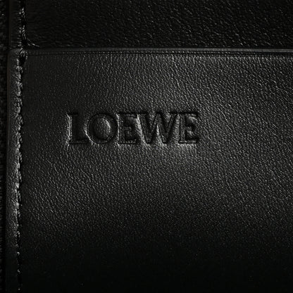 Loewe Calfskin Flamenco Knot Pouch Black Bright Orange 6 of 7