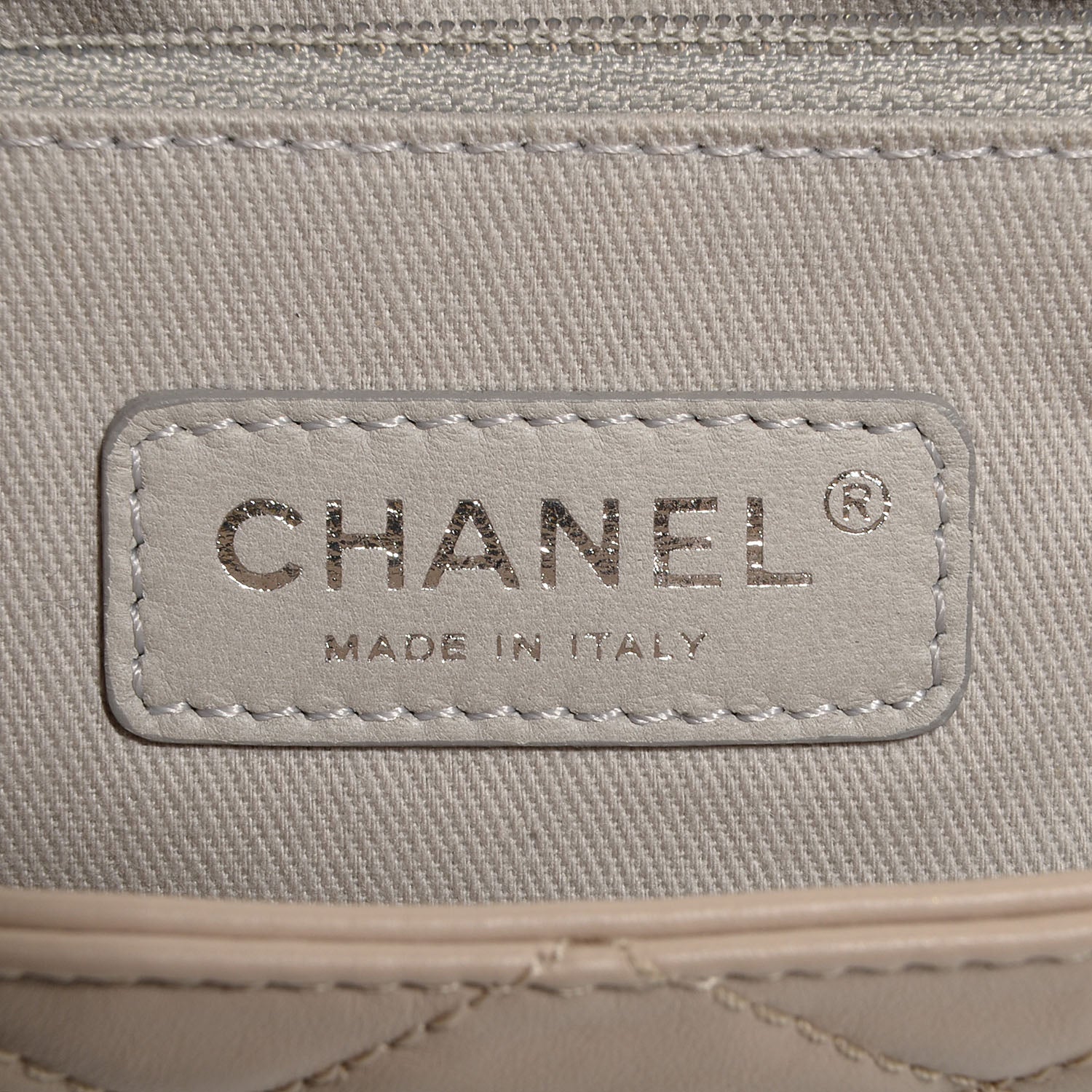 Chanel Calfskin Country Chic Flap Ecru Brown 6 of 7