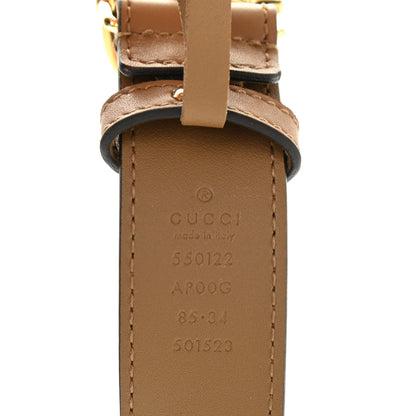 Gucci Calfskin Zumi 30mm Belt 85 34 Friky Taupe 5 of 5