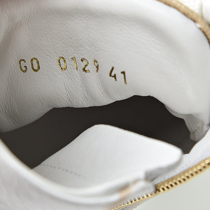 Louis Vuitton Monogram Giant Stellar Sneaker Boots 41 Kaki White Beige 7 of 7